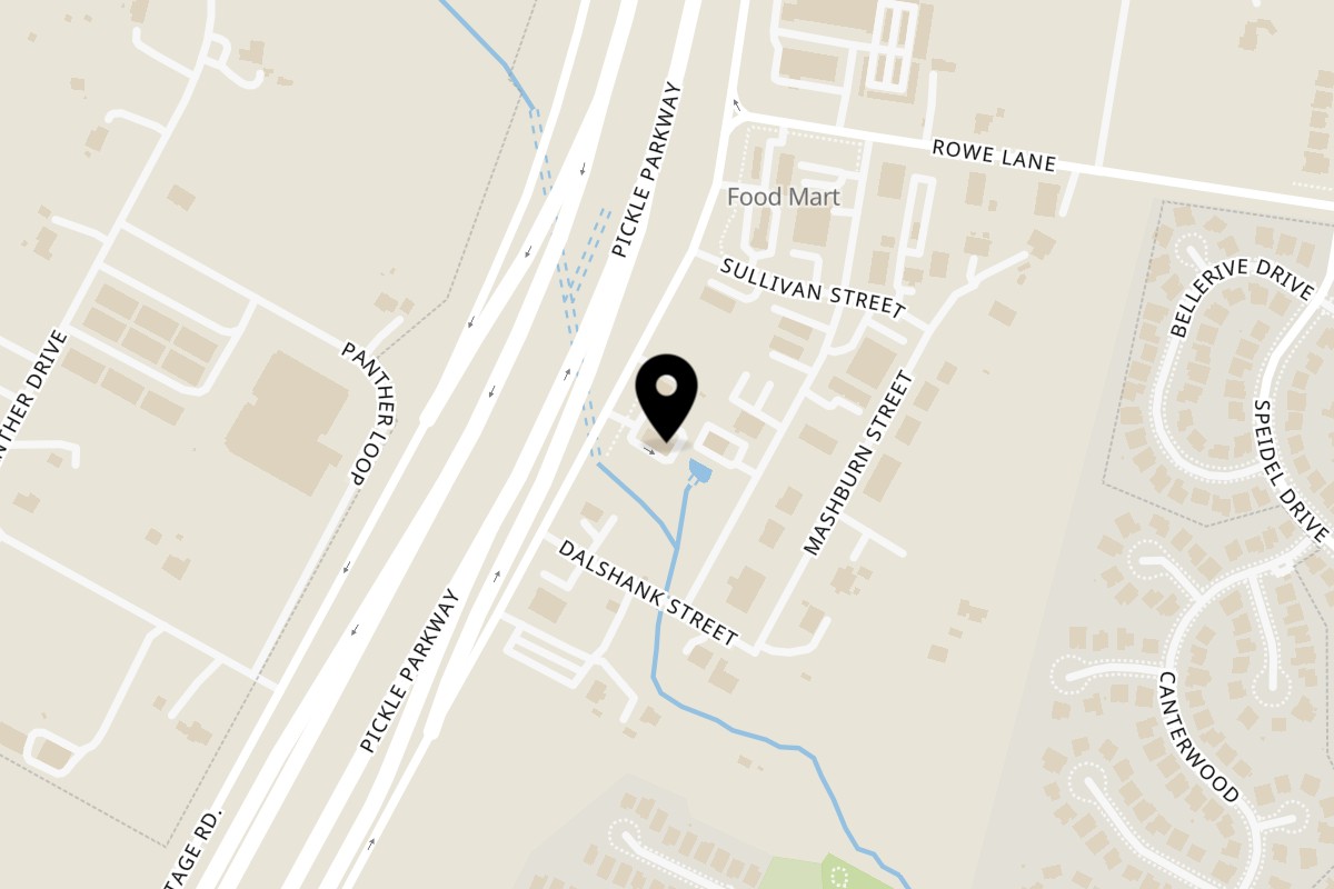Map showing the location of El Taquito Pflugerville on 20007 FM 685 in Pflugerville